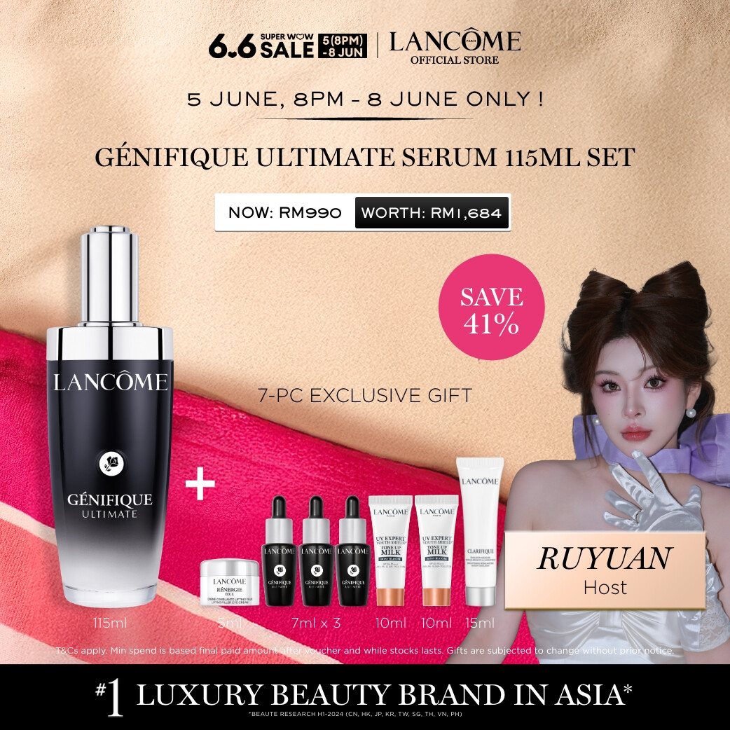 [Ruyuan 6.6 Exclusive] Lancome Genifique Ultimate Serum 115ml