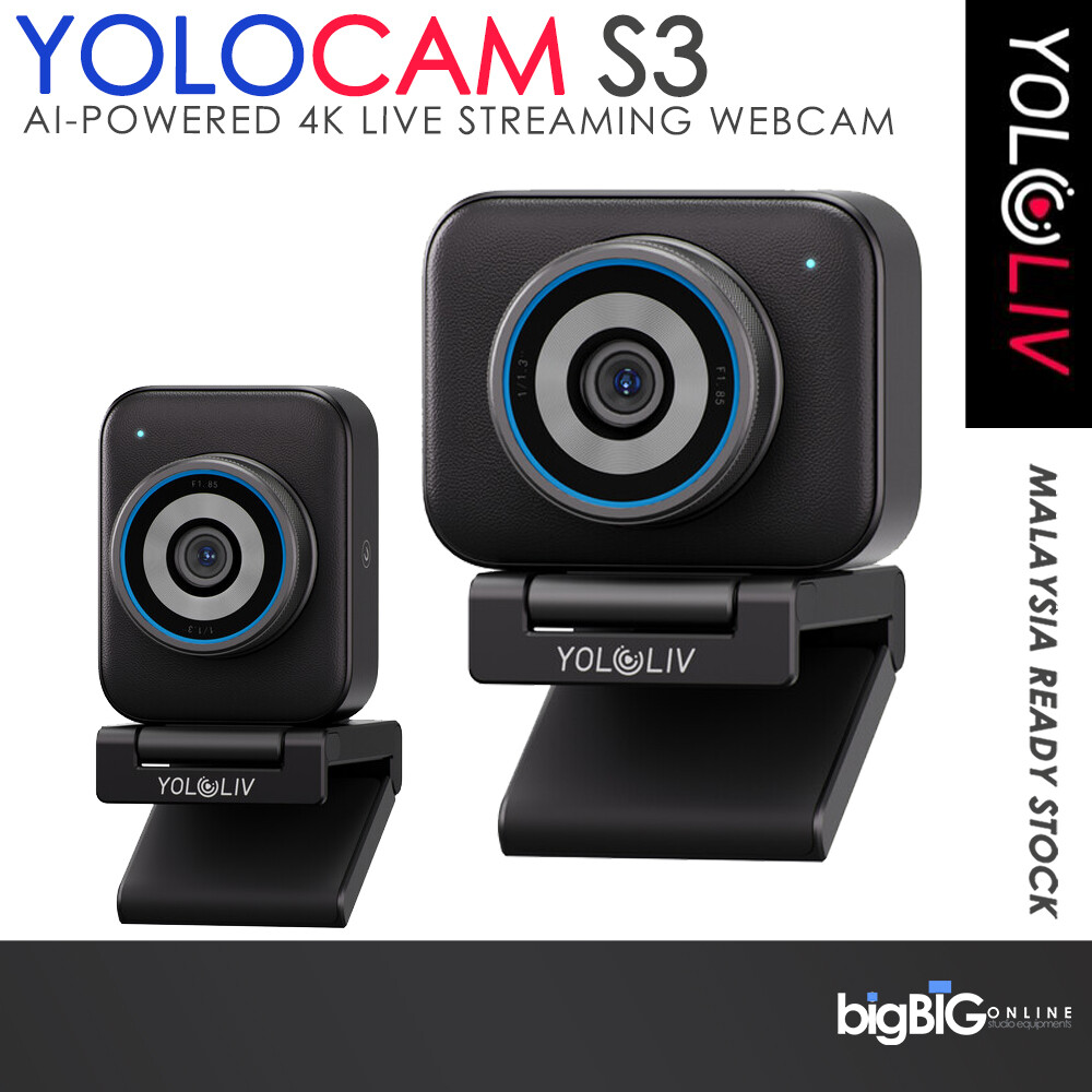 YoloLiv YoloCam S3 AI-Powered 4K Live Streaming Webcam