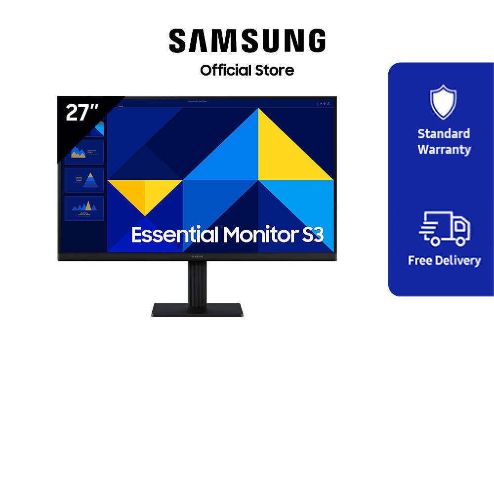 Samsung Essential Monitor S3 S30GD FHD| LS24D300GAEXXS | LS27D300GAEXXS