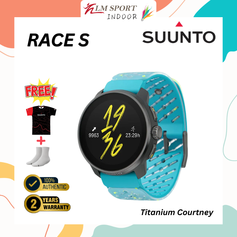 🔥Suunto Race S AMOLED Ultimate Performance Watch GPS Map Racing Multisport Smartwatch (READY STOCK ➕ 🔥 Free Gifts🔥)