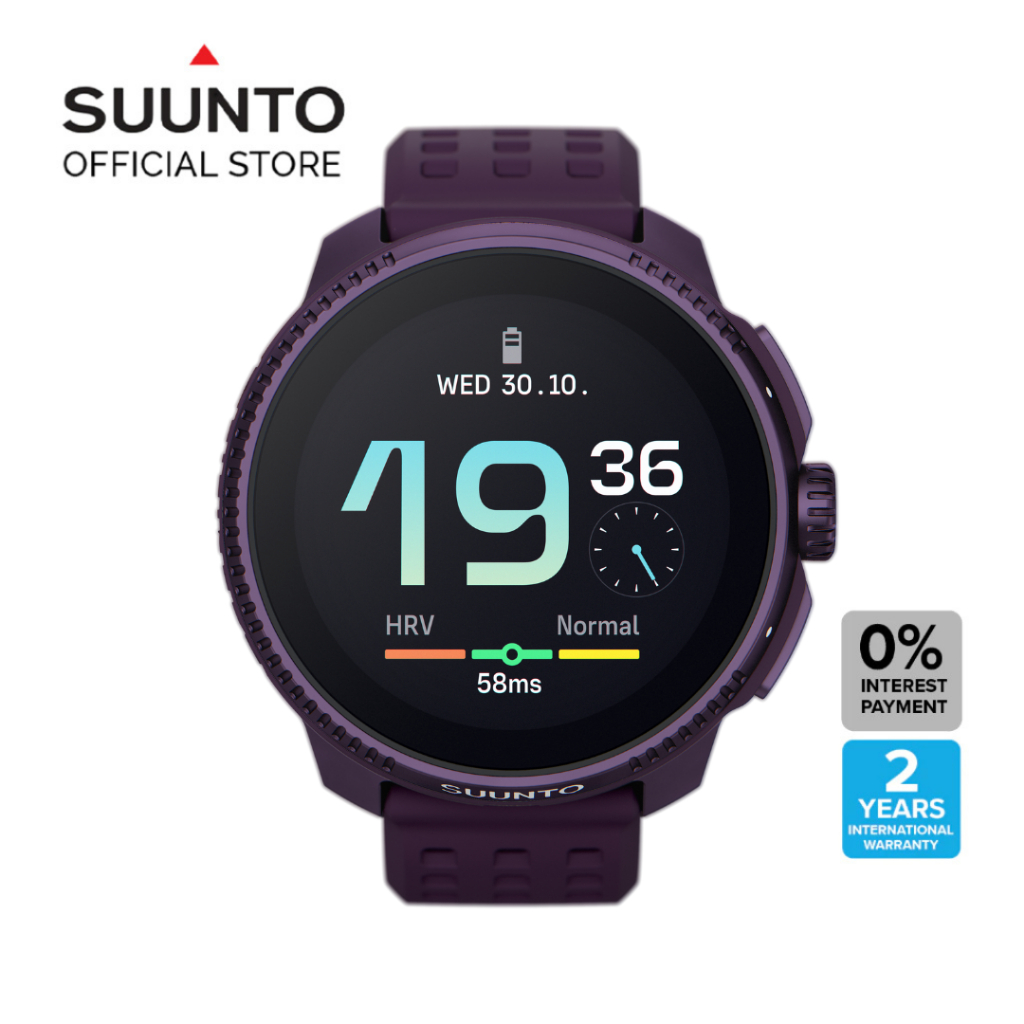 Suunto Race Titanium Amethyst Ultimate Performance Watch for Racing and Training