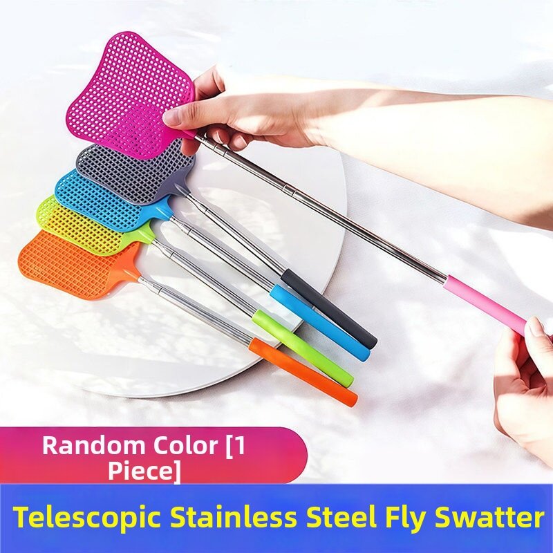 Extendable Long Handle Fly Swatter Insect Catcher