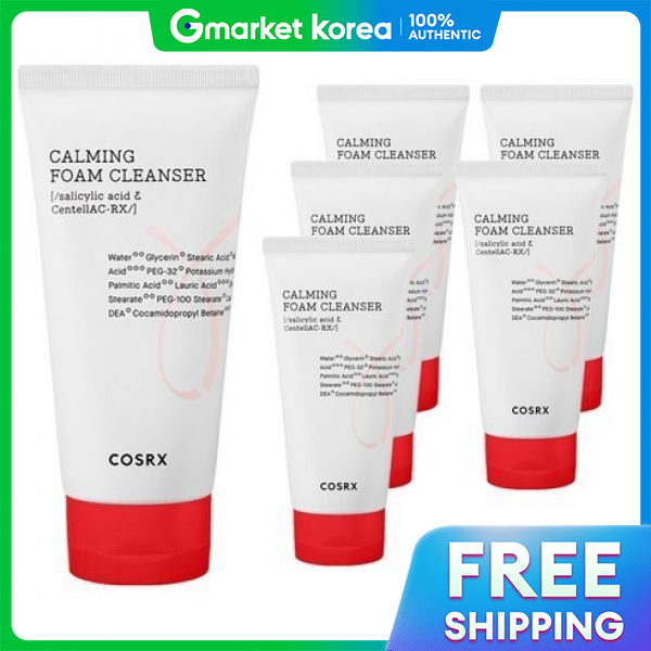 Cosrx Ac Collection Calming Foam Cleanser 150ml X 6