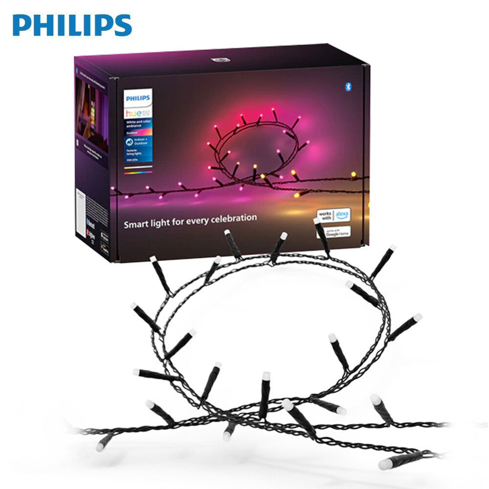 PHILIPS Korea HUE FESTAVIA STRING TREE LIGHTS Smart Lighting 20m Color LED 250