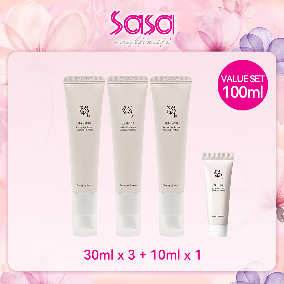 BEAUTY OF JOSEON Ginseng + Retinal Revive Eye Serum (30ml / 30ml x 2 / 30ml x3 + 10ml)