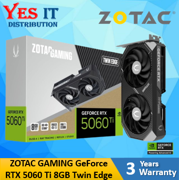 ZOTAC GAMING GeForce RTX 5060 Ti 8GB /16GB Twin Edge OC ( Black / White )