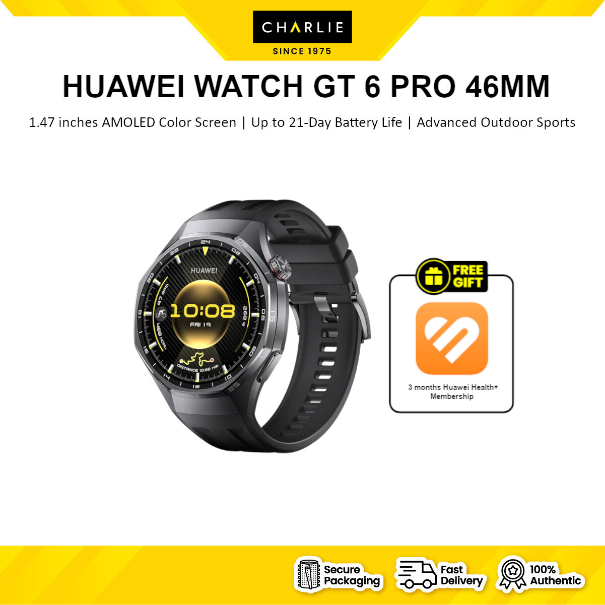 HUAWEI WATCH GT 6 PRO 46MM | SMARTWATCH | ORIGINAL HUAWEI MALAYSIA
