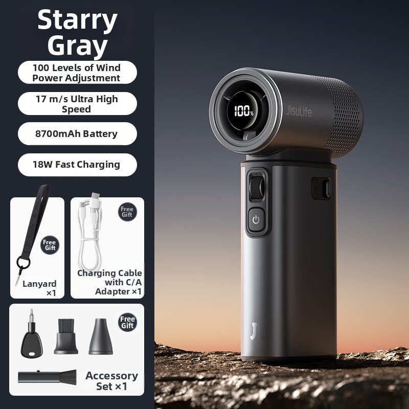 JISULIFE | High Speed Portable Mini Fan