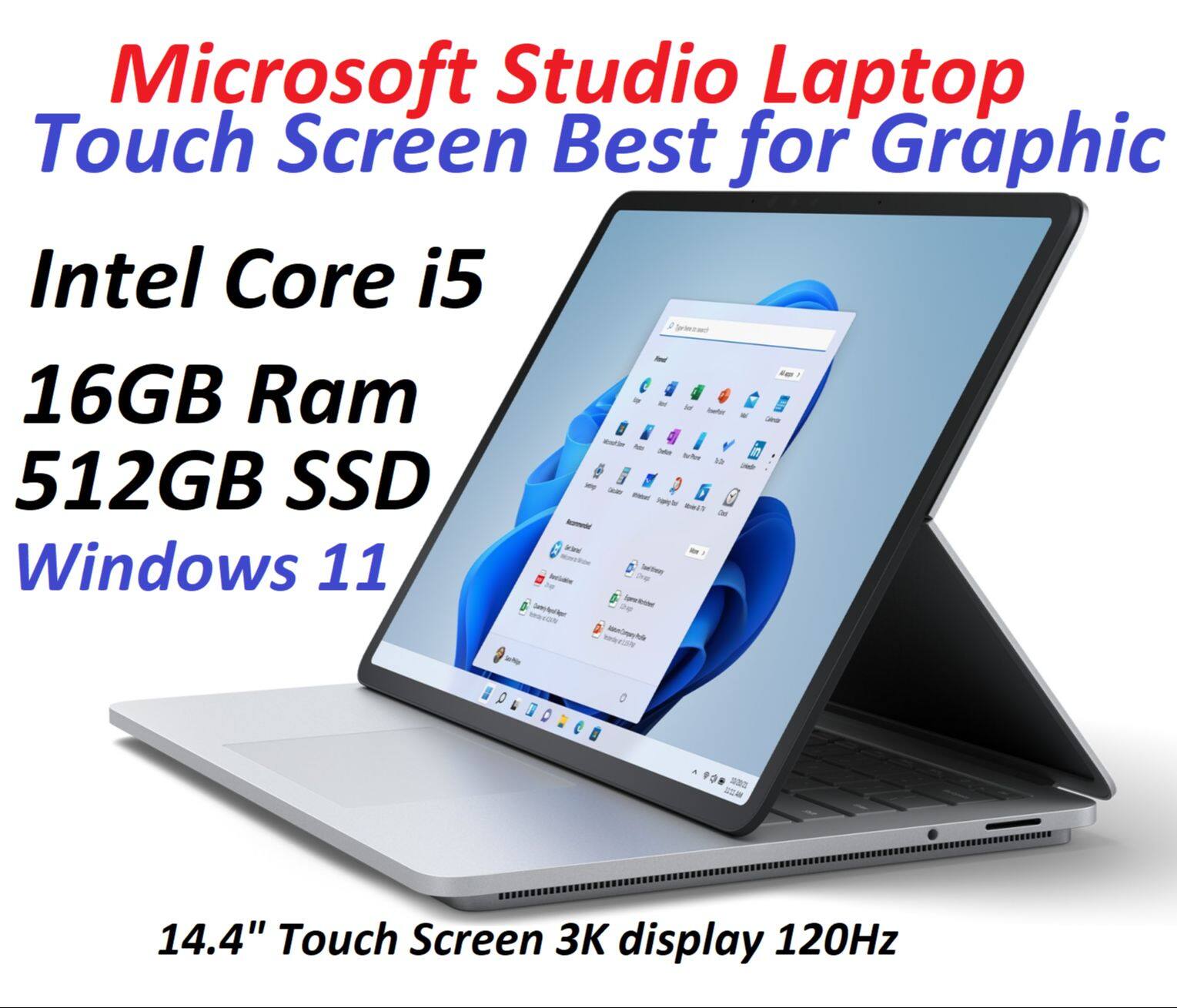 Refurbish Microsoft Surface Pro 7 Pro 8 Pro 9 Detachable 2in1 Surface Laptop & Surface Studio