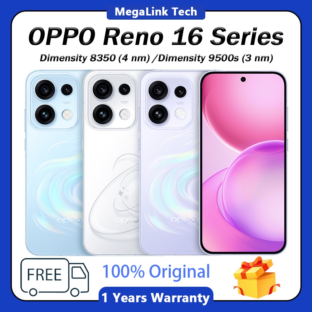 OPPO Reno16 Pro / OPPO Reno16 / Dimensity 8350 (4 nm) / 6.83 inches 120Hz 6000 mAh OPPO Phone