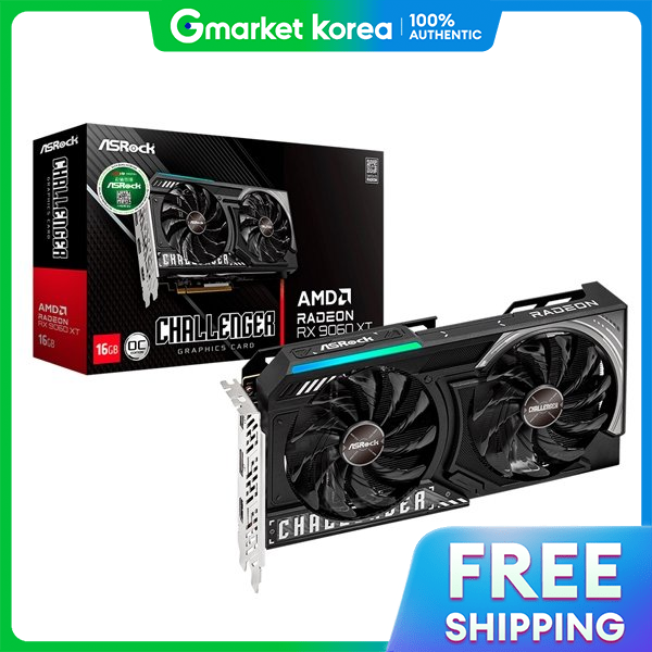 Asrock Radeon Rx 9060 Xt Challenger Oc D6 16Gb Daewon Cts