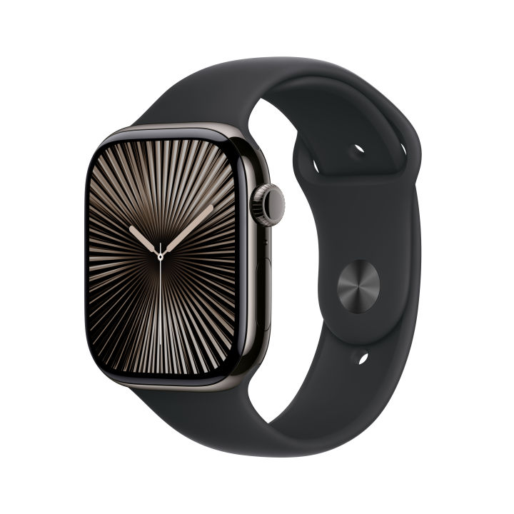 Apple Watch Series 10 GPS + Cellular 46mm Titanium Case with Sport Band | Lazada Malaysia