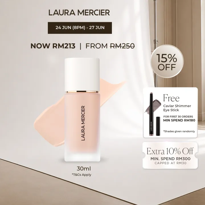 Laura Mercier Real Flawless Weightless Perfecting Waterproof Foundation 30ml | Lazada Malaysia