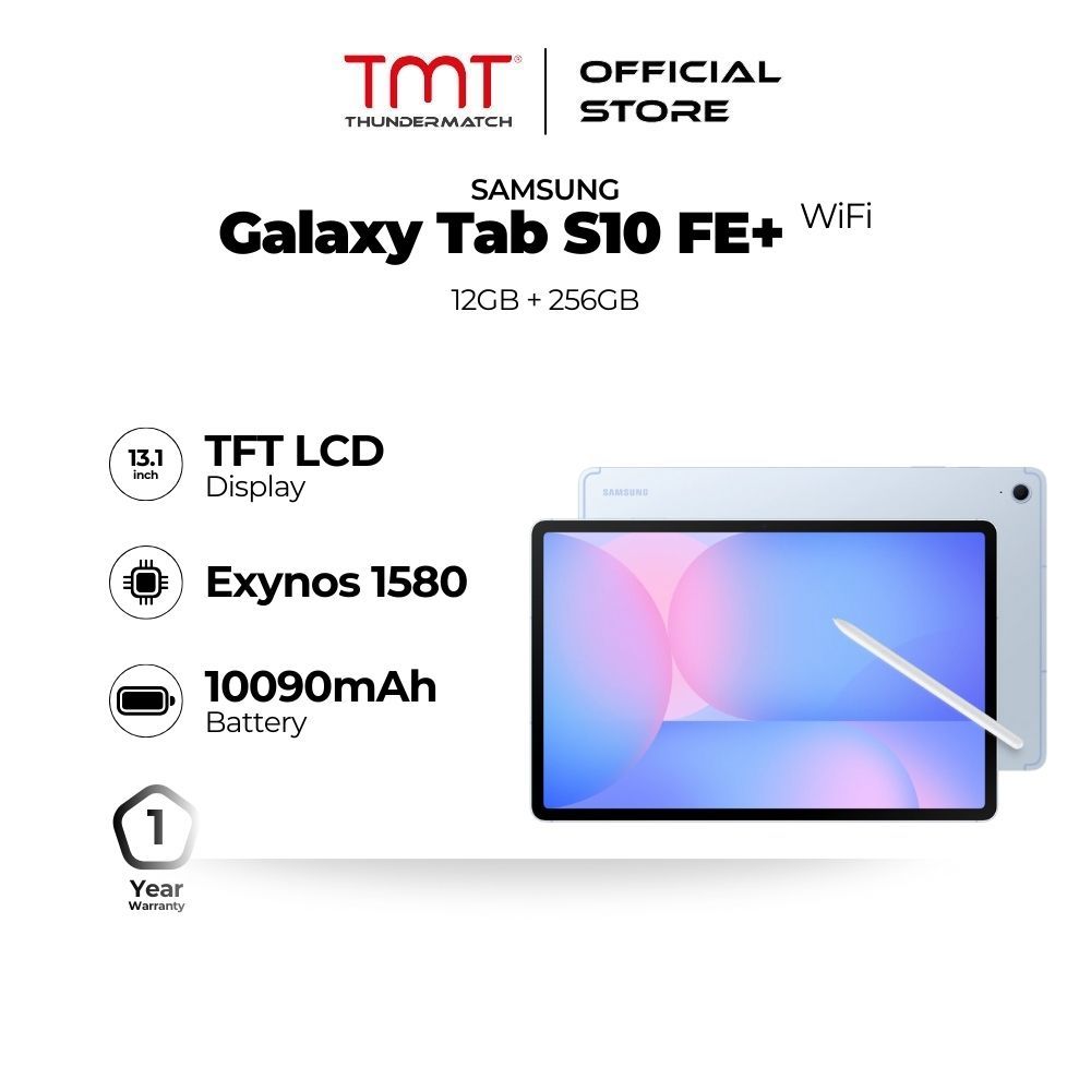 SAMSUNG Galaxy Tab S10 FE+ Plus WiFi / 5G Tablet (12GB RAM + 256GB ROM)