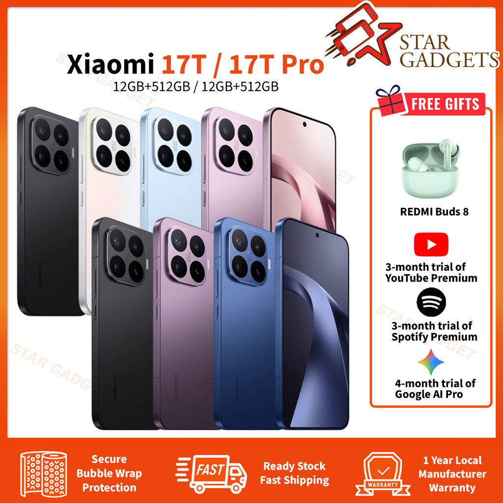 [NEW] Xiaomi 17T / Xiaomi 17T Pro (12GB+256GB / 512GB ) | Xiaomi Original Malaysia
