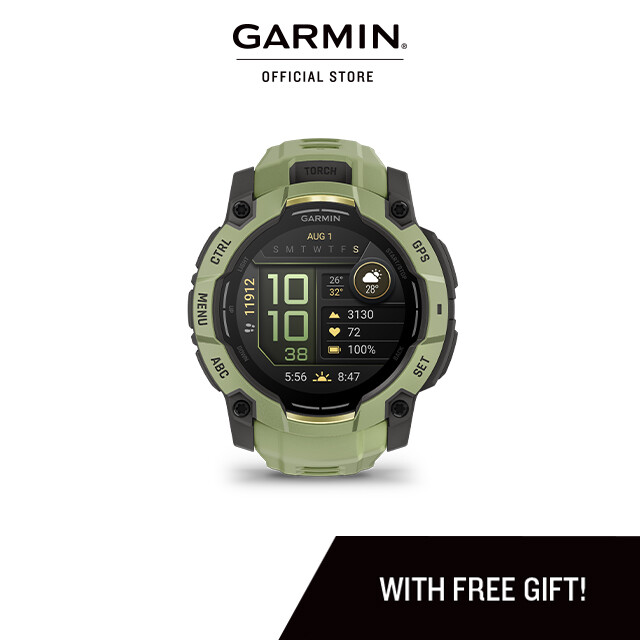 [ BARU ] Garmin Instinct 3 - Jam Tangan GPS Tangguh dengan Skrin AMOLED