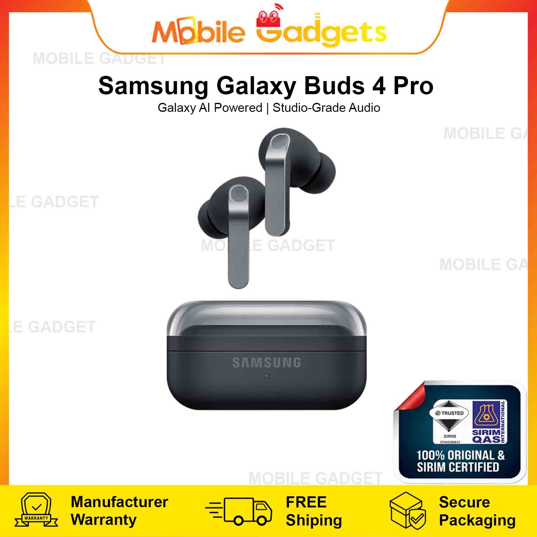 Samsung Galaxy Buds 4 / Buds 4 Pro | Original Malaysia New Set
