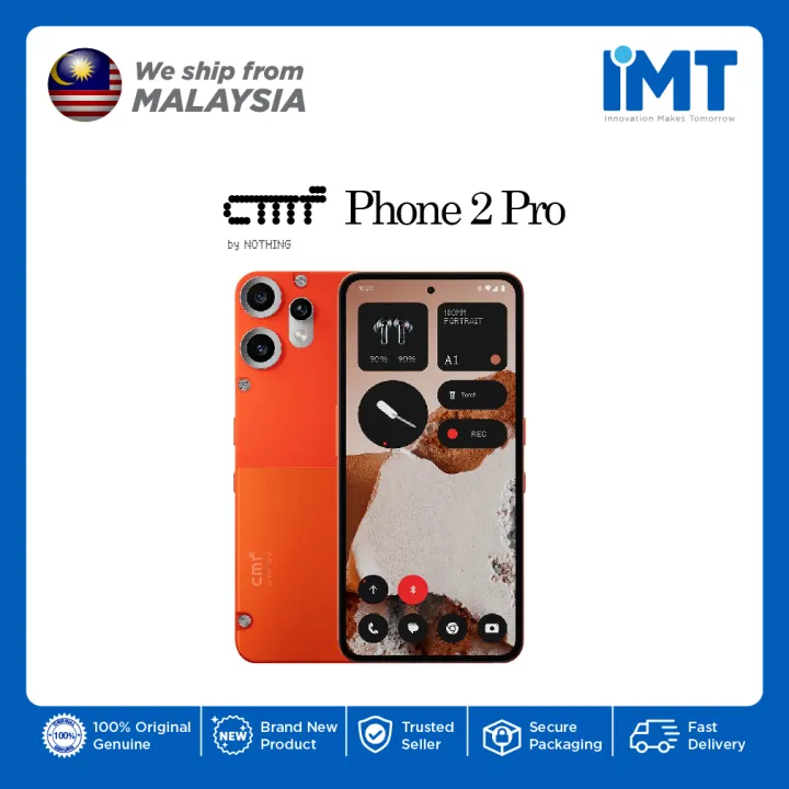 CMF Phone 2 Pro 5G Smartphone | MediaTek Dimensity 7300 Pro | 6.77" AMOLED Display | 50MP Camera | Lazada Malaysia