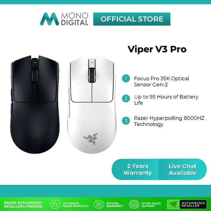 Razer Viper V3 HyperSpeed/Viper V3 Pro Ultra-lightweight Wireless Symmetrical Esports Mouse | Lazada Malaysia