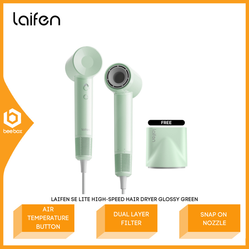 Laifen SE Lite High Speed Hair Dryer Dual Layer Filter Lightweight SLFLITEG Pengering Rambut