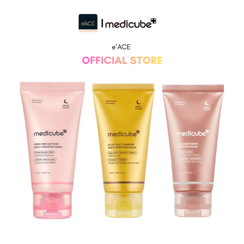 Medicube Overnight Wrapping Mask /Collagen/Kojic Acid Turmeric/ PDRN Caffeine 75ml