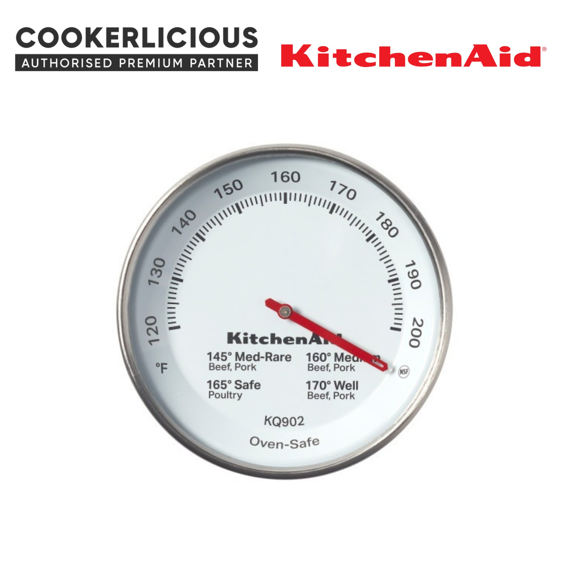 KitchenAid Leave-In Meat Thermometer Probe - 120°F to 200°F Range
