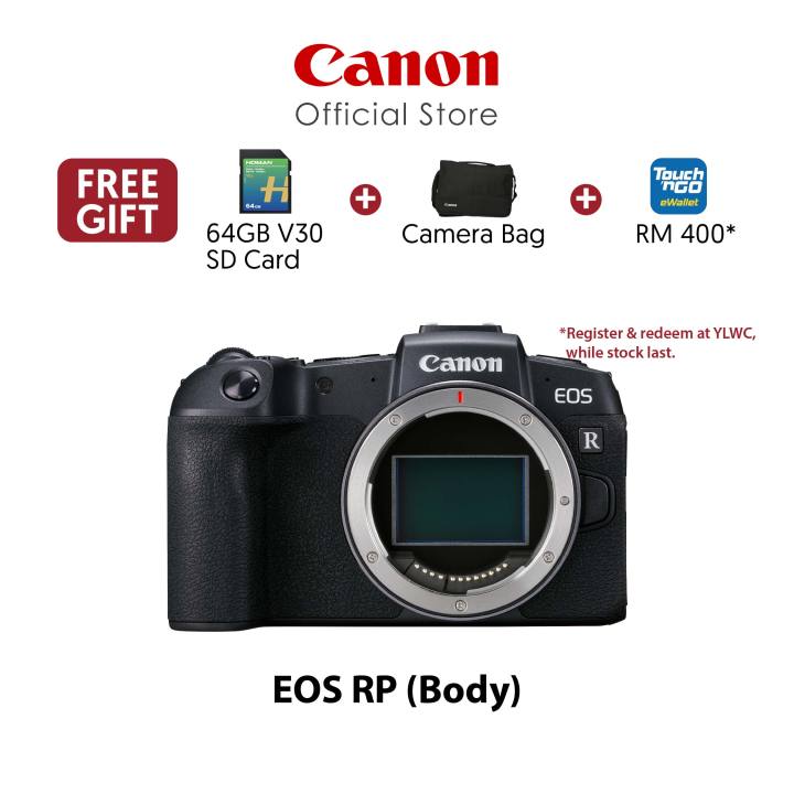 Canon EOS RP Full-Frame Mirrorless Camera [Free Camera Bag & 64GB V30 SD Card] | Lazada Malaysia