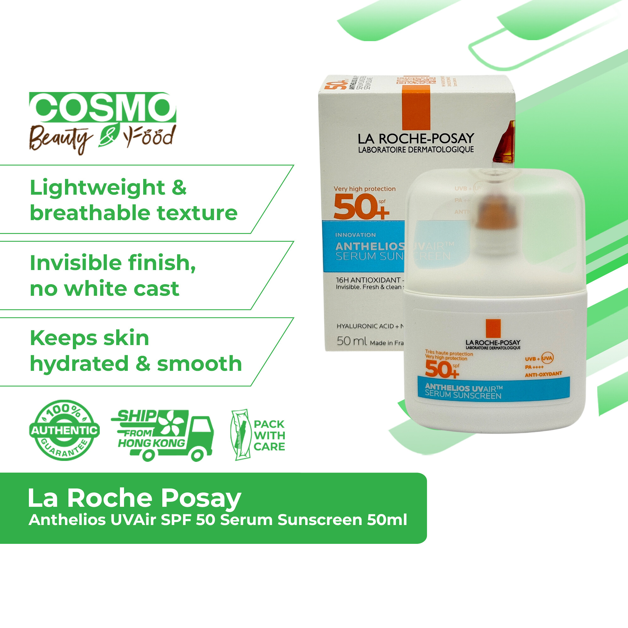 La Roche Posay Anthelios UVAir SPF 50 Serum Sunscreen 50ml