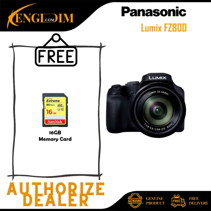 Panasonic Lumix FZ80D Digital Camera | Lazada Malaysia
