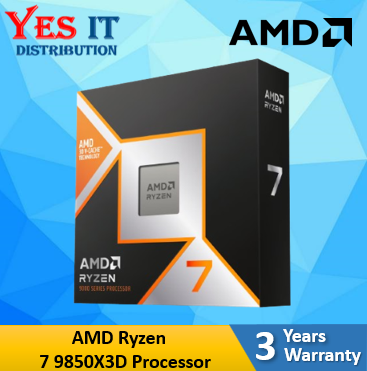 AMD Ryzen 5 7500X3D / Ryzen 9 7900X3D / 7950X3D / 9950X/ 9900X / 9900X3D / 9950X3D // RYZEN 7 9850X3D / 7800X3D / 9600X / 9700X / 9800X3D (TRAY NO BOX) AM5 Processor