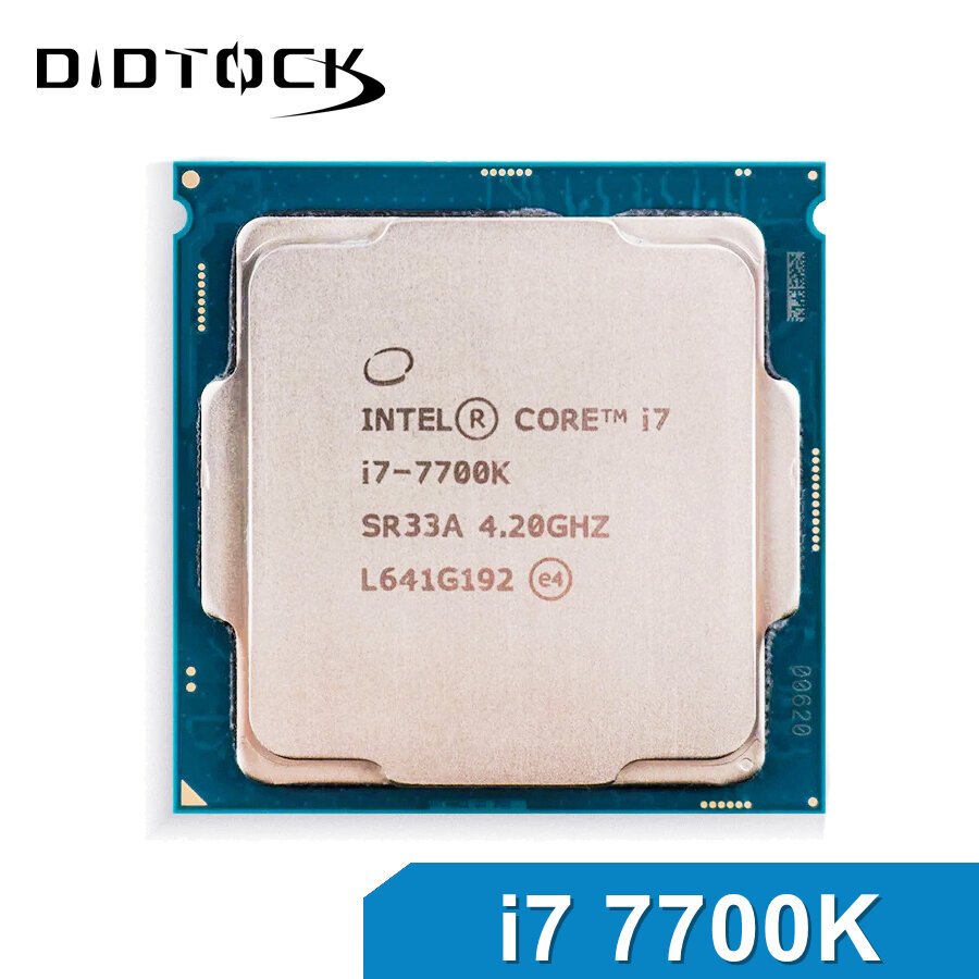 Intel | Intel Core i7 7700K Processor 4.2GHz Quad-Core 8-Thread 8M 91W CPU LGA 1151