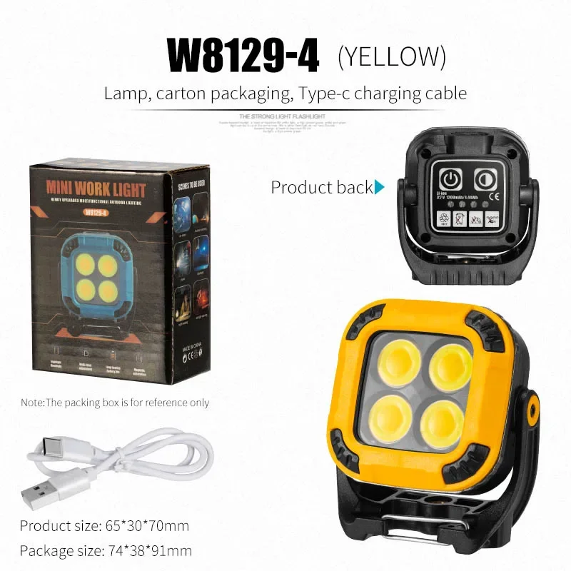 Portable LED Lantern Strong Light Flashlight Outdoor Camping Fishing Lamp Emergency Rechargeable Work Lamp