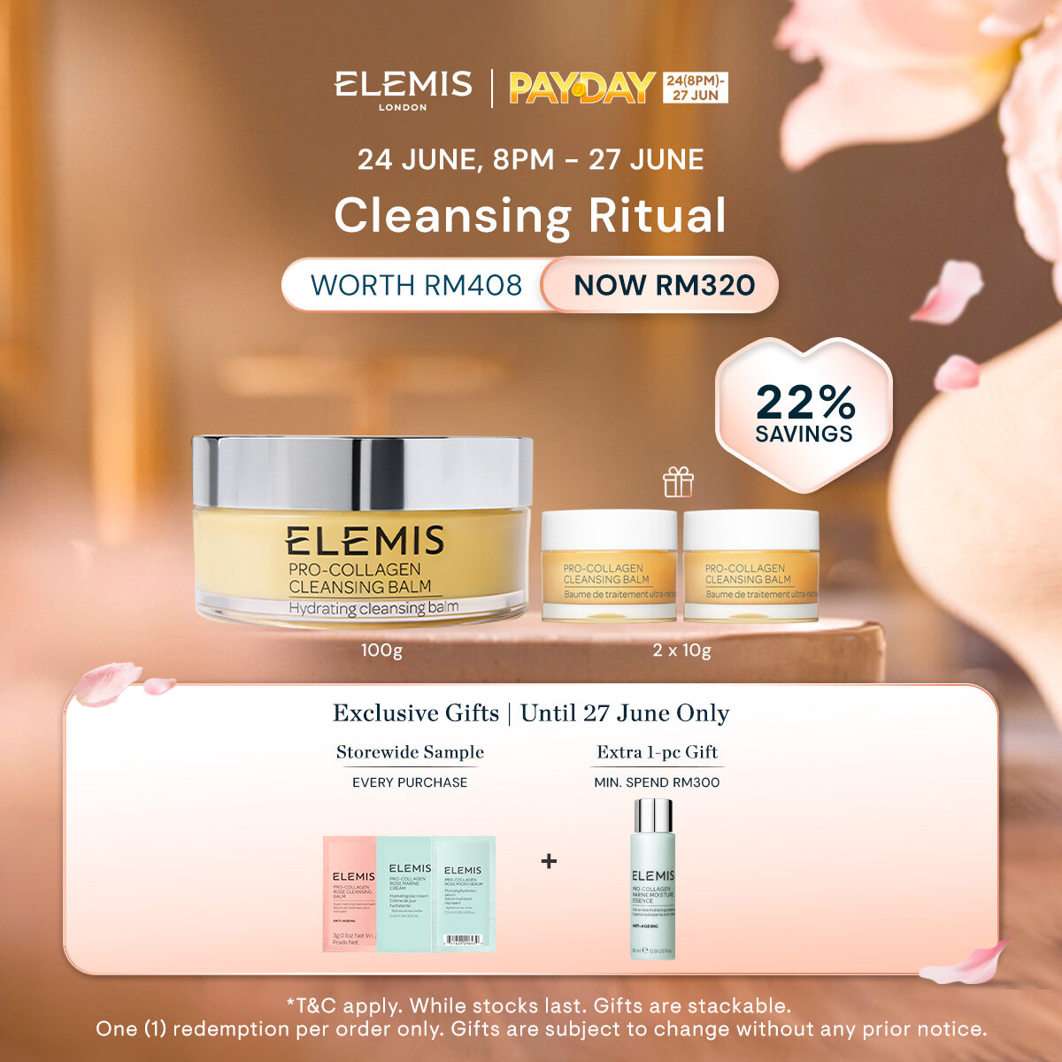 [6.25 Exclusive Set] ELEMIS Pro-Collagen Cleansing Ritual