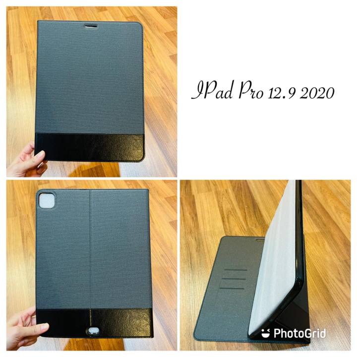 iPad Pro 12.9 2020 / iPad Pro 11 / iPad Air 4 10.9 Canvas Leather Can Stand To View Flip Case | Lazada Malaysia