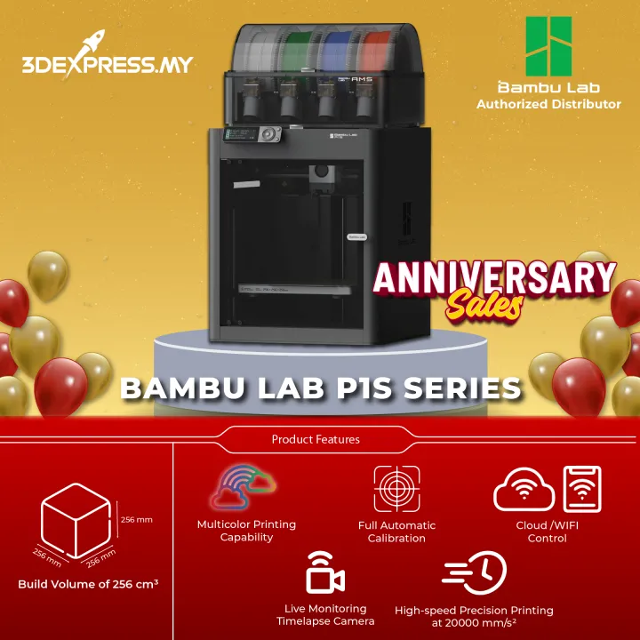 [READY STOCK] BAMBU LAB P1S / P1S Combo | Lazada Malaysia