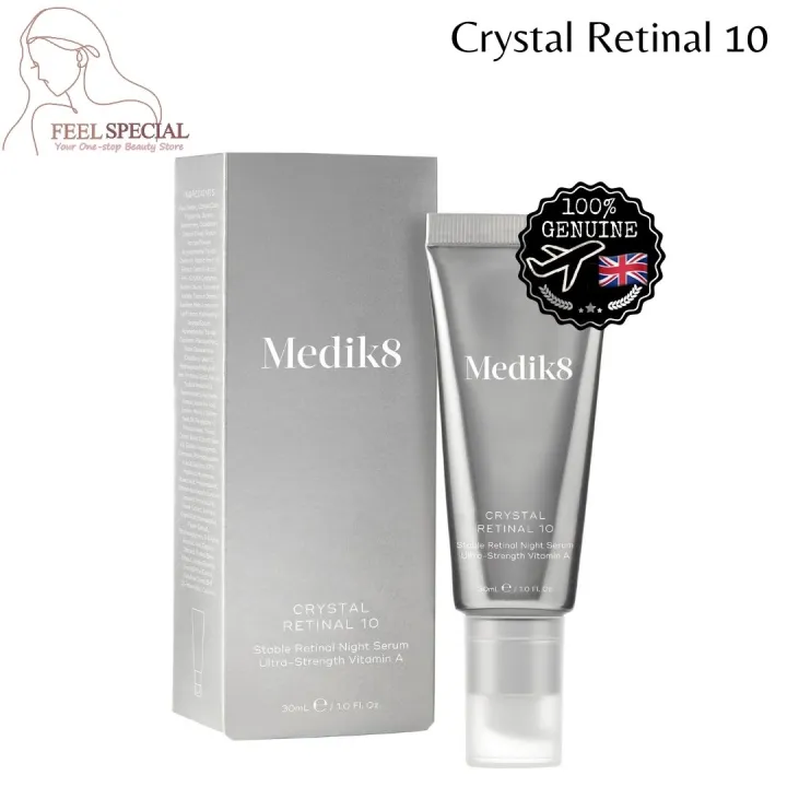 MEDIK8 Crystal Retinal 10 (30ml) - Stable Retinal Night Serum Vitamin A, Retinol | Lazada Malaysia