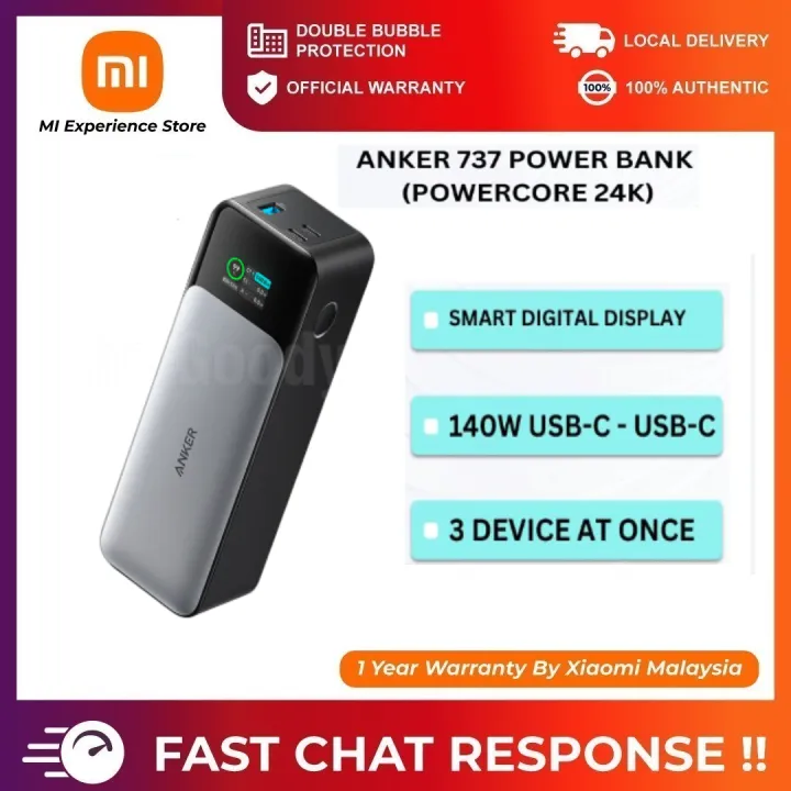 ANKER 737 POWER BANK | Lazada Malaysia