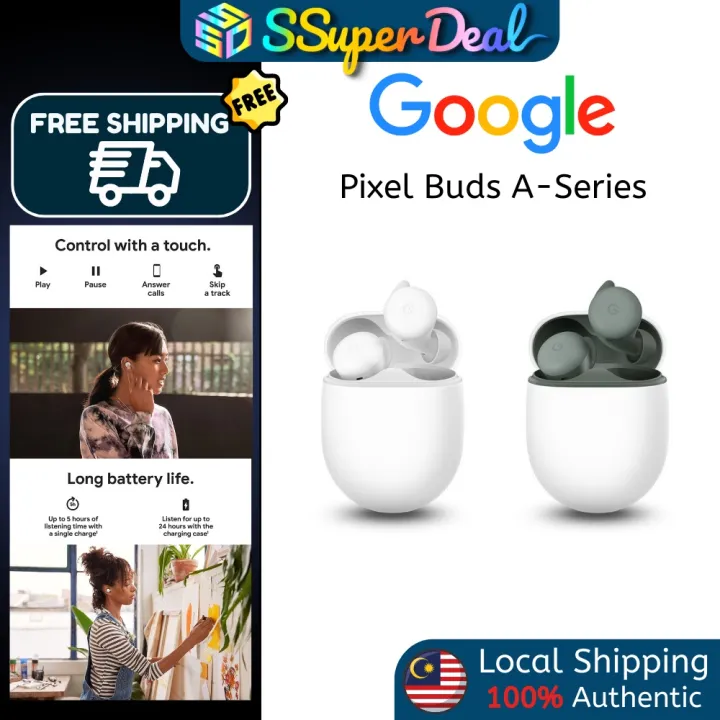 Google Pixel Buds A-Series True Wireless In-Ear Headphones | Lazada Malaysia