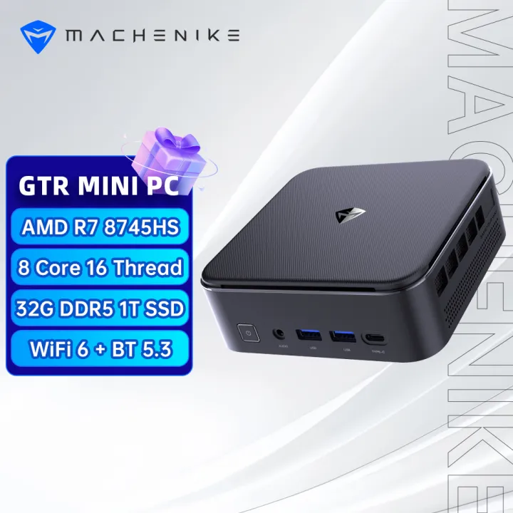 Machenike GTR Mini PC Ryzen7 8745HS / Ryzen H 255 32GB DDR5 1TB High Performance Mini Desktop Computer for Office Gaming Support WiFi6 Bluetooth | Lazada Malaysia