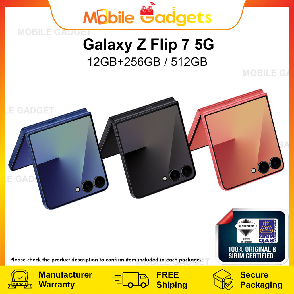 Samsung Galaxy Z Flip 7 / Flip 7 FE 5G [12GB+256/512GB] | Original Malaysia New Set