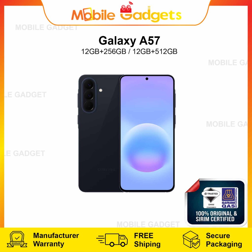 [ NEW ARRIVAL ] Samsung Galaxy A37 / A57 5G [12GB+256GB/512GB] | Original Malaysia Set