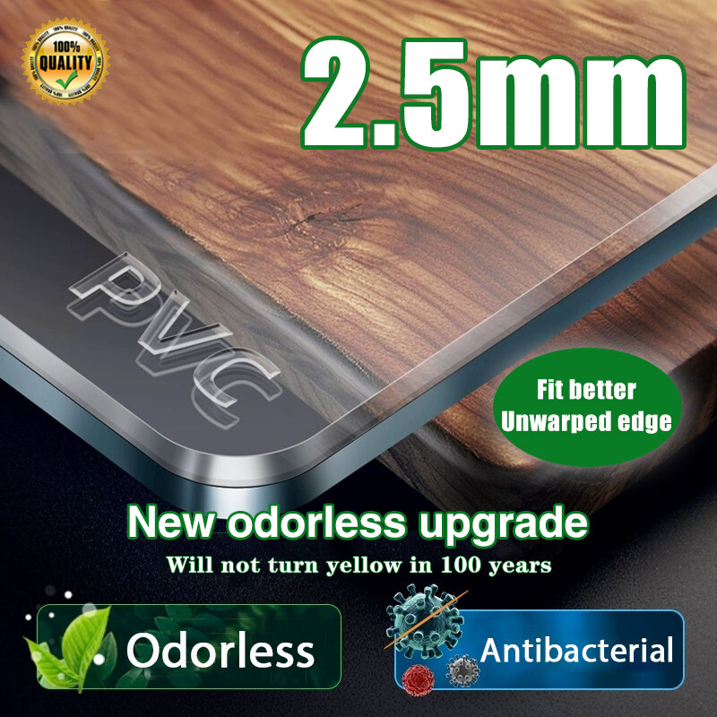 🔥5a level antibacterial🔥100% tpu table mat real food grade materials scratchproof pad table cloth desk mat transparent desk mat tpu table cloth tpu table mat 透明桌垫 tpu桌垫