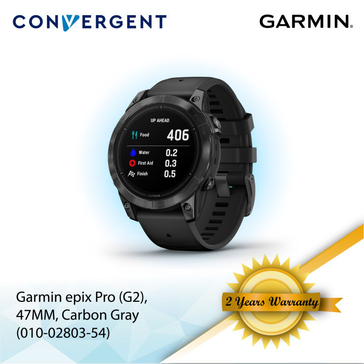 Garmin epix™ Pro (Gen 2) - Carbon Gray (47mm) (010-02803-54) | Lazada Malaysia