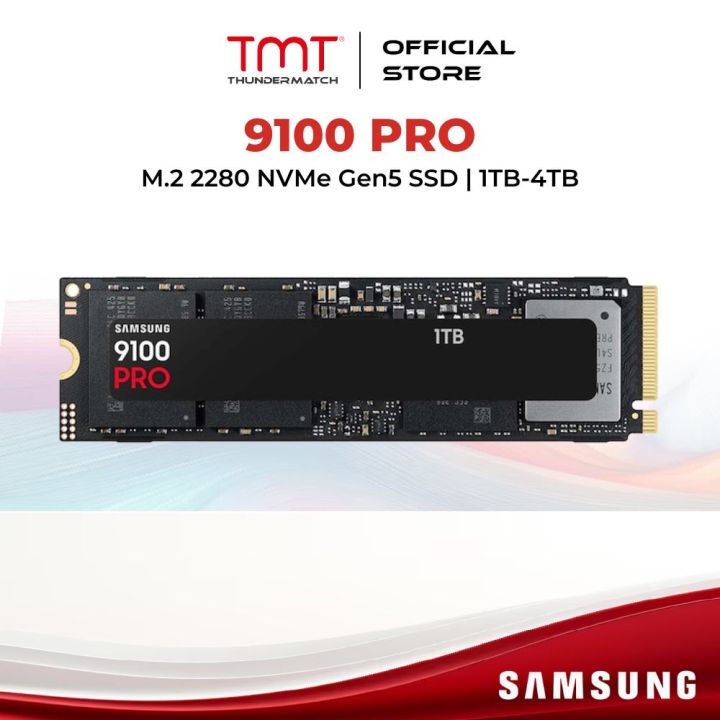 Samsung 9100 PRO M.2 2280 PCIe NVMe Gen 5 SSD (1TB/2TB/4TB) | Lazada Malaysia