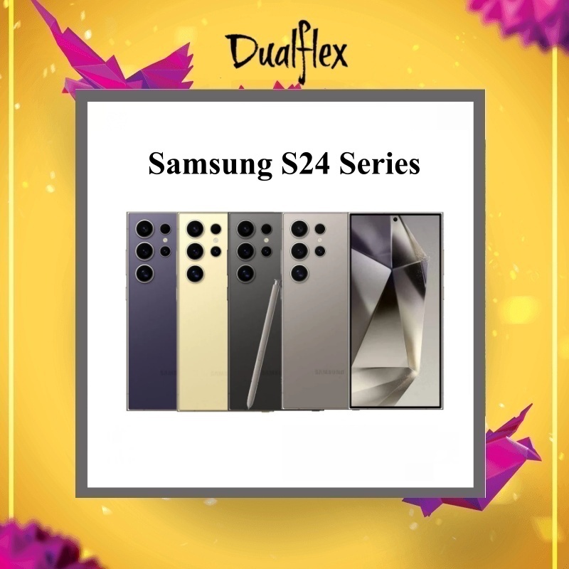 Samsung Galaxy S24 S24+ S24 Ultra Snapdragon 8 Gen 3 US Single SIM HK TW Dual SIM New Sealed Import Set