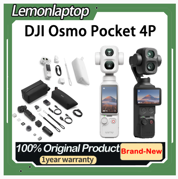 In Stock Original DJI Osmo Pocket 4P | DJI Osmo Pocket 4 Pro | Dual Main Lens CMOS 3x Optical Zoom 4K/240fps ActiveTrack | Shopee Malaysia