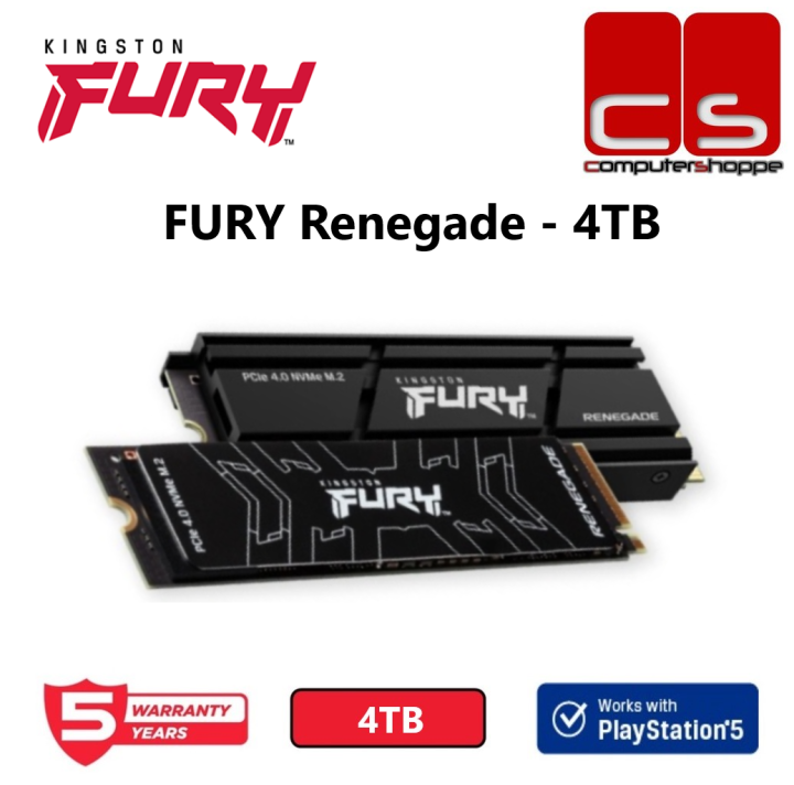 Kingston FURY Renegade PCIe 4.0 NVMe M.2 SSD - 4TB | Lazada Malaysia