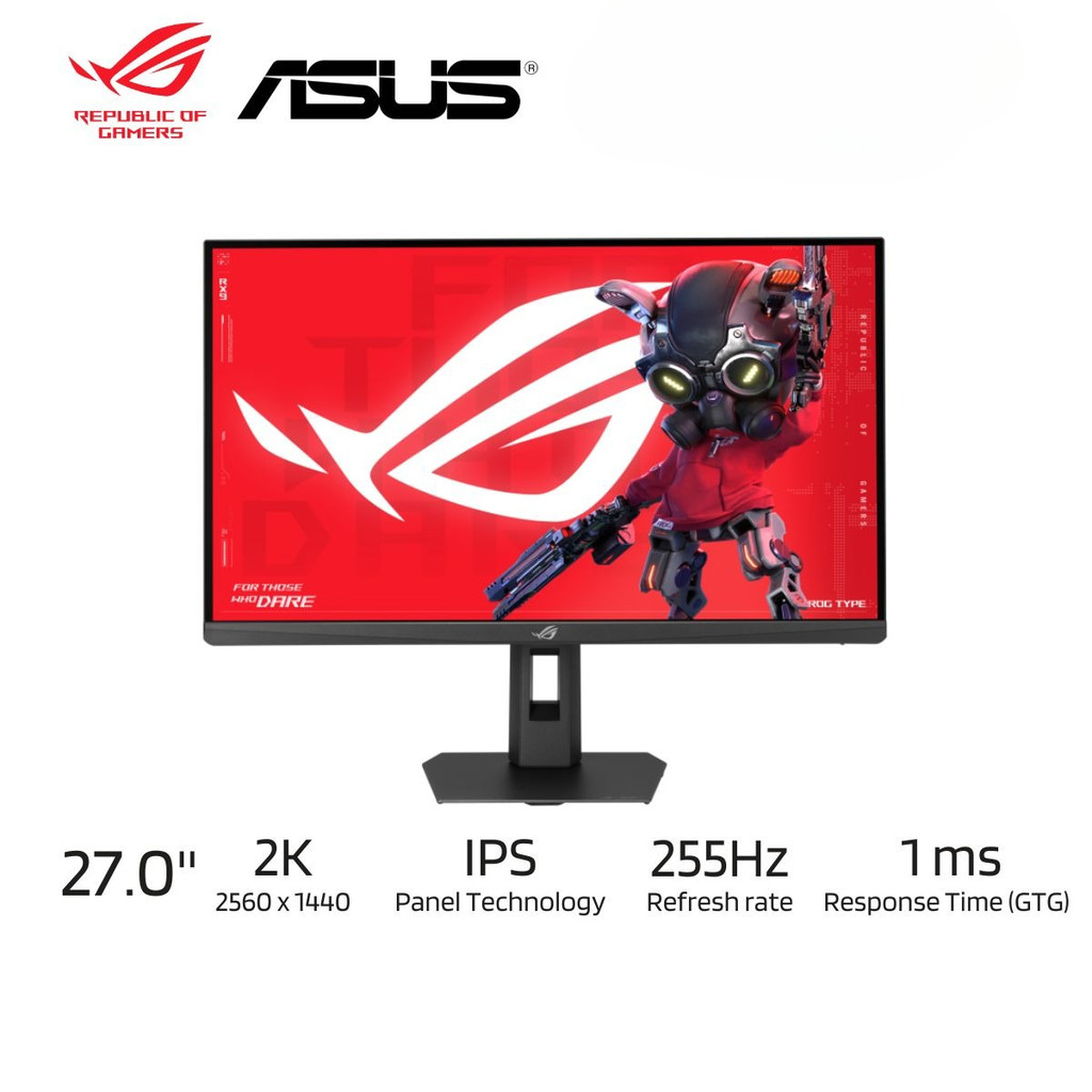 Asus ROG Strix XG27ACS / XG27ACS-W / XG27ACMES 27" Fast IPS 180Hz 1ms 2K HDR400 Gaming Monitor (HDMI DP AUXO USB-C)