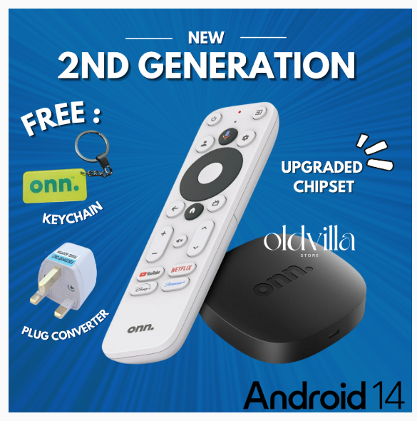 [SETUP] onn 4K Google TV Plus | Shopee Malaysia