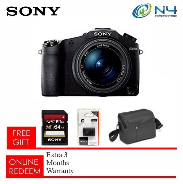 Sony RX10 IV Compact Camera+ Sony 16gb Memory Card+ Original Sony Battery + Manfrotto Bag (Original Sony Warranty) ( 1+1 Year Sony Malaysia Warranty ) | Lazada Malaysia